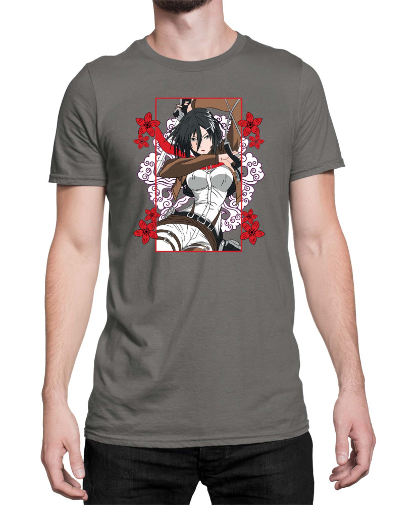 Мъжка Тениска Japan Anime Manga Mikasa Strike Мъжка Тениска Japan Anime Manga Mikasa Strike