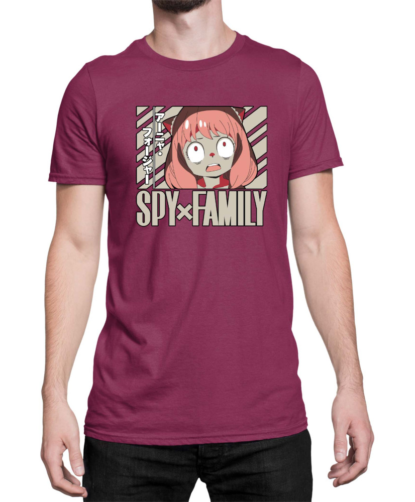 Мъжка Тениска Japan Anime Manga Family X Spy Solo Anya Мъжка Тениска Japan Anime Manga Family X Spy Solo Anya