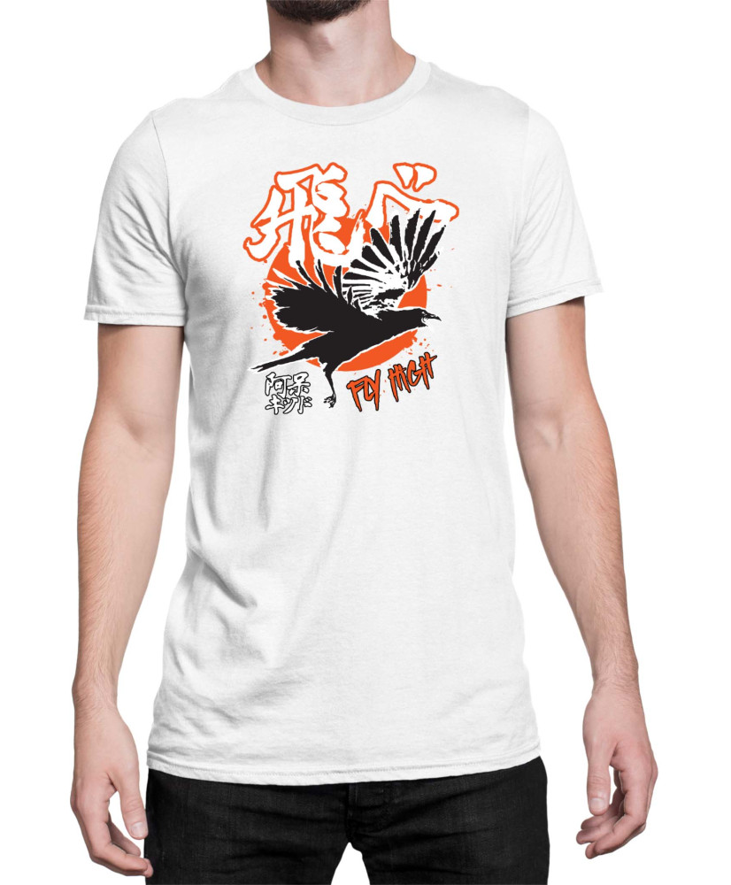 Мъжка Тениска Japan Anime Manga Haikyu Karasuno High Мъжка Тениска Japan Anime Manga Haikyu Karasuno High