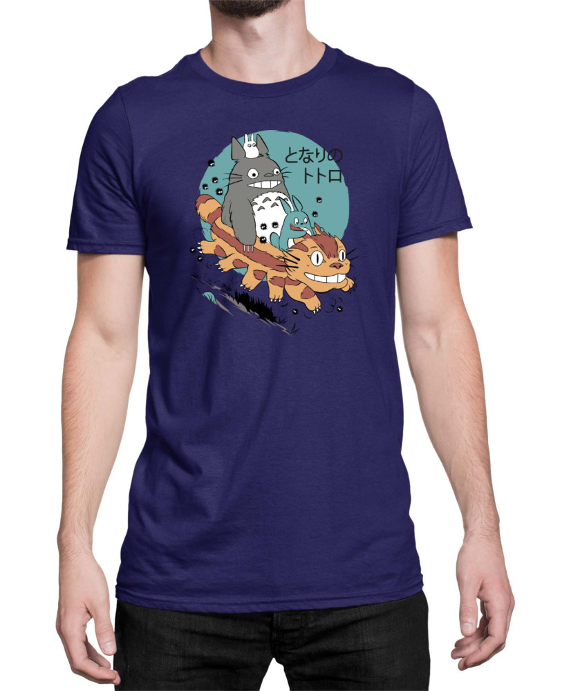 Мъжка Тениска Japan Anime Manga My Neighbor Totoro Cat Мъжка Тениска Japan Anime Manga My Neighbor Totoro Cat