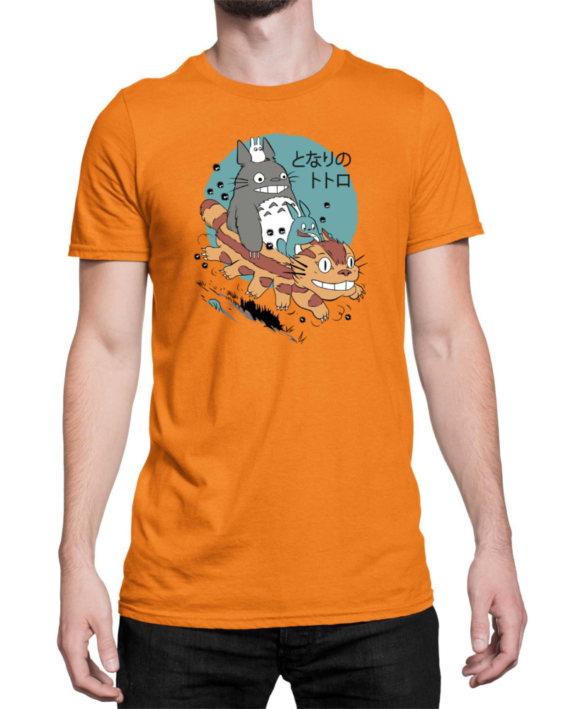 Мъжка Тениска Japan Anime Manga My Neighbor Totoro Cat Мъжка Тениска Japan Anime Manga My Neighbor Totoro Cat