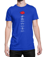 Мъжка Тениска Japan Anime Manga Akatsuki Members Village Symbols