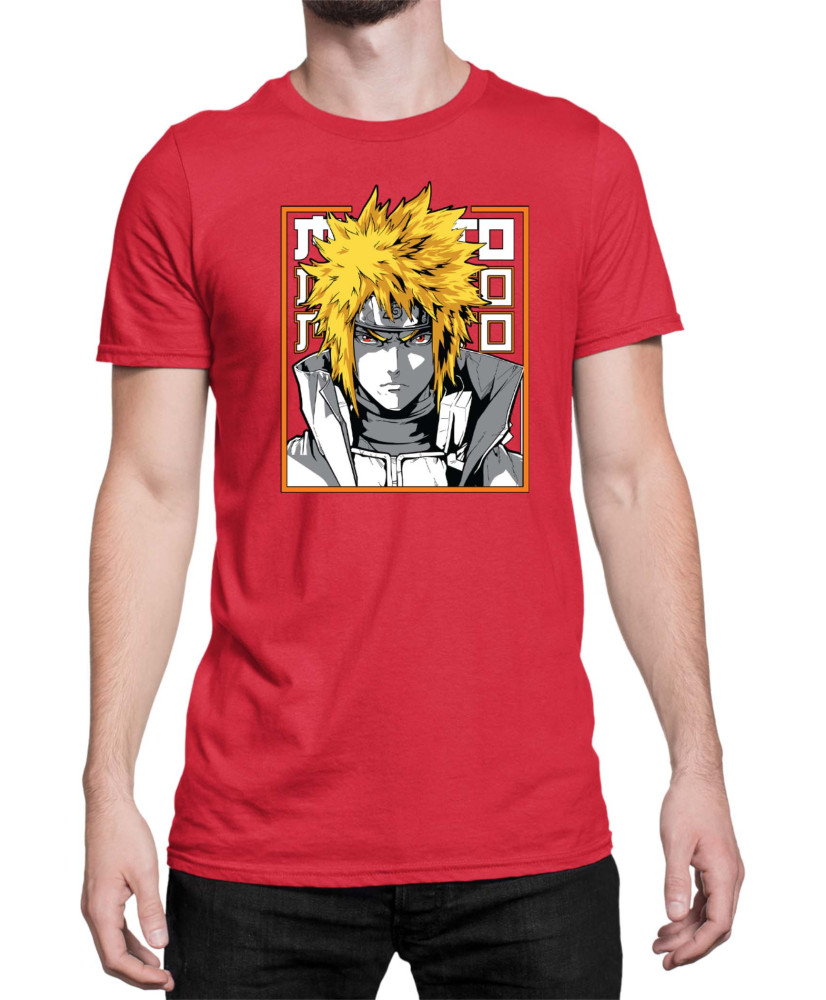 Мъжка Тениска Japan Anime Manga Hokage Minato Мъжка Тениска Japan Anime Manga Hokage Minato