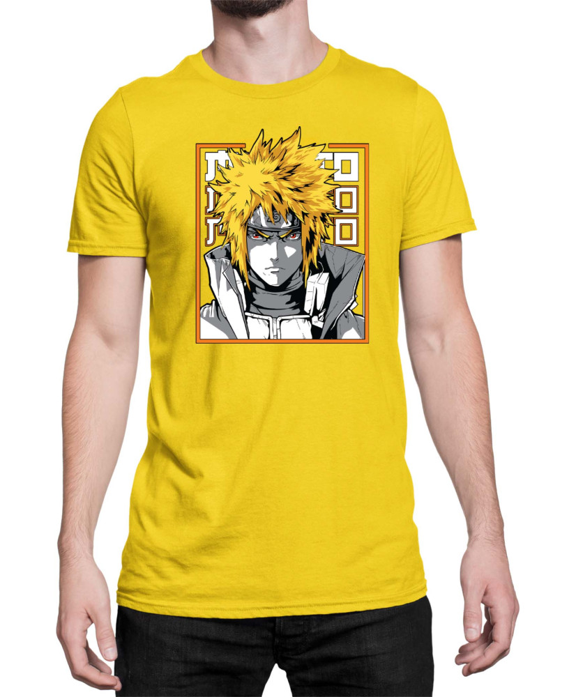 Мъжка Тениска Japan Anime Manga Hokage Minato Мъжка Тениска Japan Anime Manga Hokage Minato