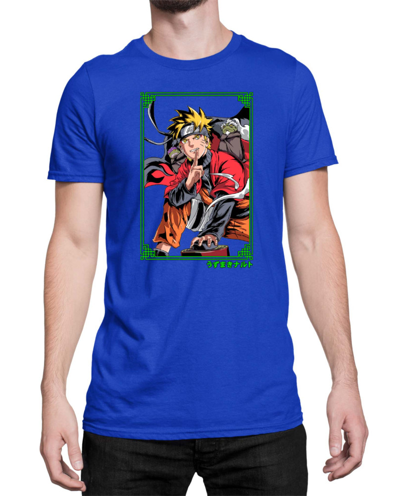 Мъжка Тениска Japan Anime Manga Sage Frog Мъжка Тениска Japan Anime Manga Sage Frog