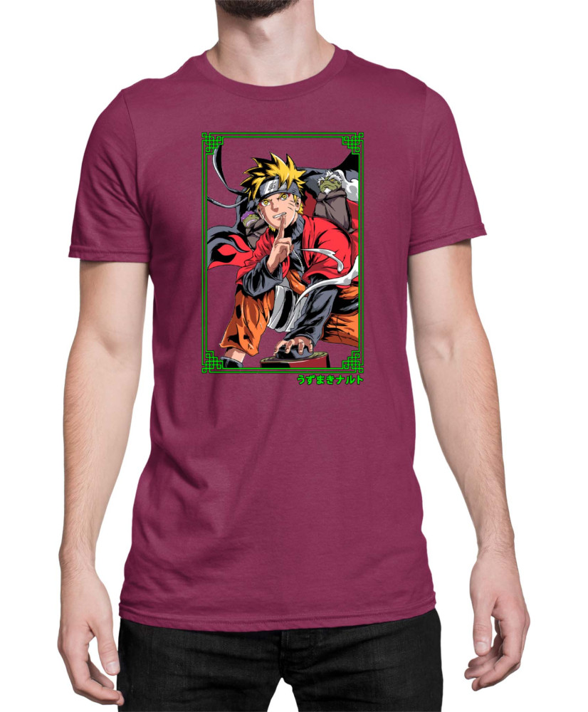 Мъжка Тениска Japan Anime Manga Sage Frog Мъжка Тениска Japan Anime Manga Sage Frog
