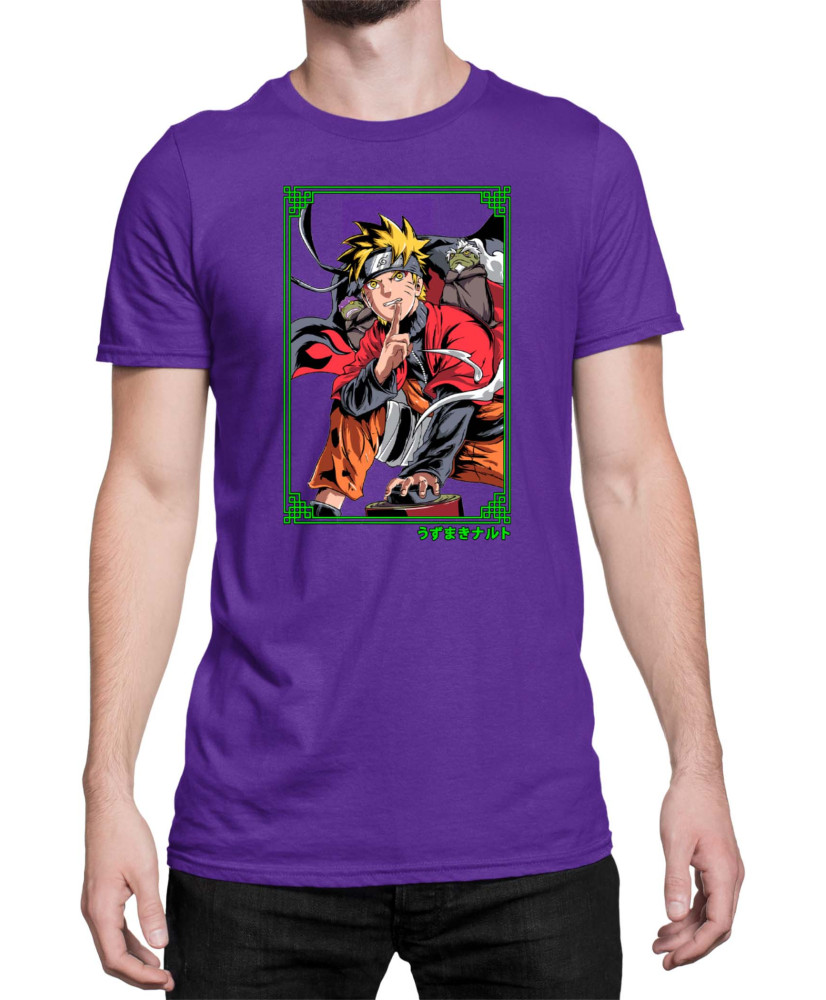 Мъжка Тениска Japan Anime Manga Sage Frog Мъжка Тениска Japan Anime Manga Sage Frog