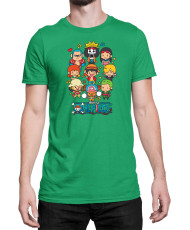 Мъжка Тениска Japan Anime Manga Heroes Chibi