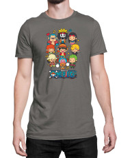 Мъжка Тениска Japan Anime Manga Heroes Chibi