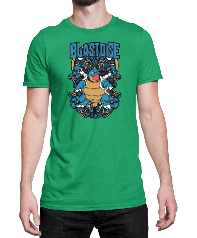 Мъжка Тениска Japan Anime Manga Blastoise