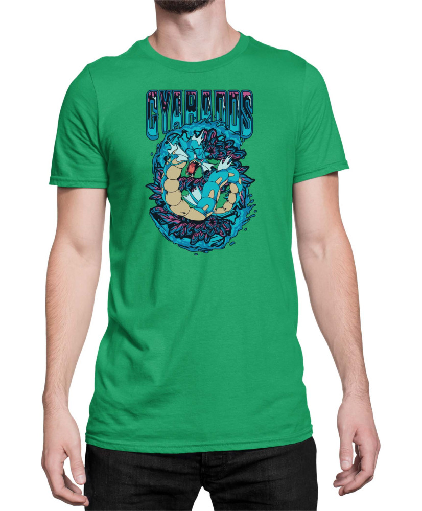 Мъжка Тениска Japan Anime Manga Gyarados