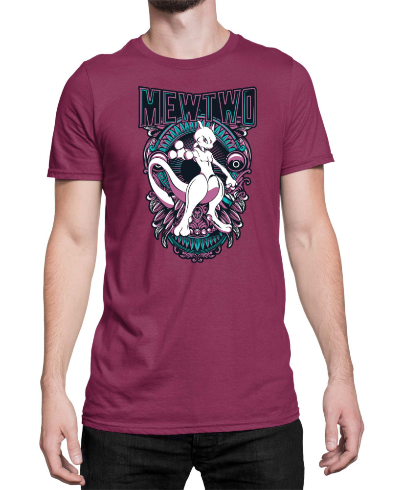 Мъжка Тениска Japan Anime Manga Mewtwo