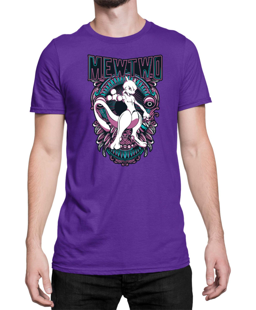 Мъжка Тениска Japan Anime Manga Mewtwo Мъжка Тениска Japan Anime Manga Mewtwo