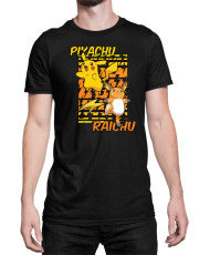 Мъжка Тениска Japan Anime Manga Pikachu Light