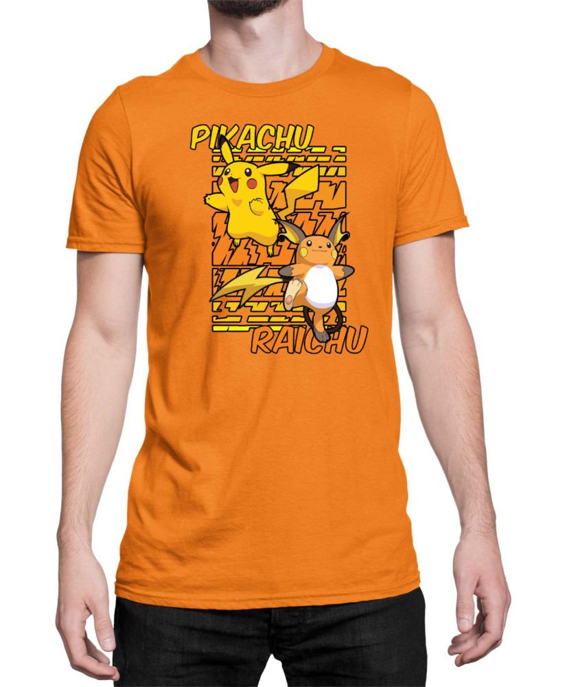 Мъжка Тениска Japan Anime Manga Pikachu Light