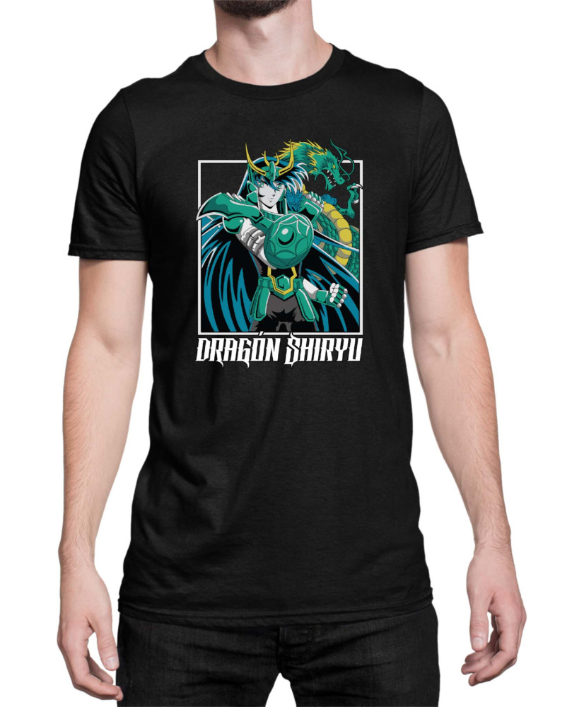 Мъжка Тениска Japan Anime Manga Dragon Shiryu