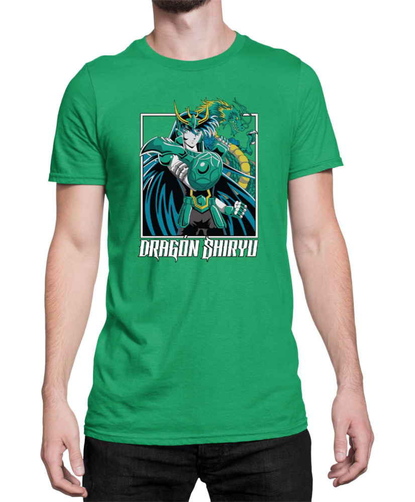 Мъжка Тениска Japan Anime Manga Dragon Shiryu