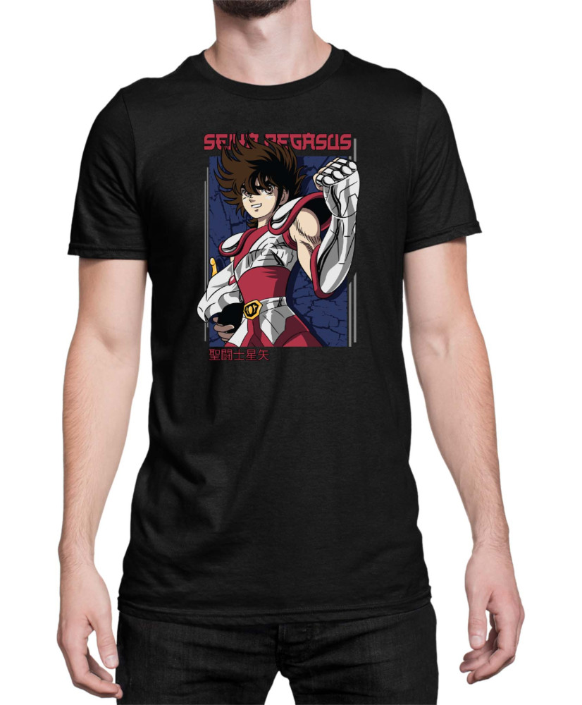 Мъжка Тениска Japan Anime Manga Pegasus Seiya