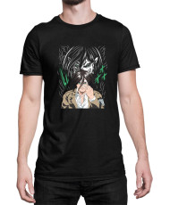 Мъжка Тениска Japan Anime Manga Eren Titan