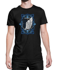 Мъжка Тениска Japan Anime Manga Titan Emblem