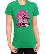 Дамска Тениска Japan Manga Anime Comics Animation Dbz Krilin Roshi Goku