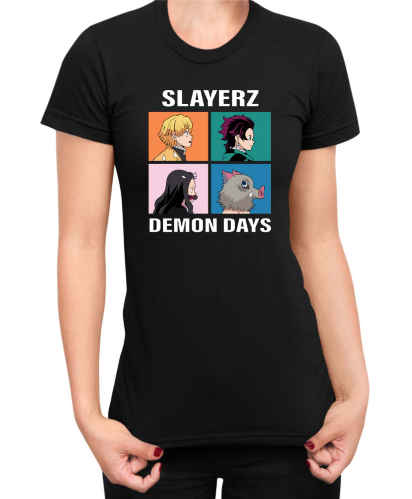 Дамска Тениска Japan Manga Anime Comics Animation Demon Slayer Slayerz Дамска Тениска Japan Manga Anime Comics Animation Demon Slayer Slayerz