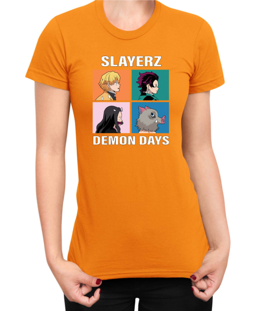 Дамска Тениска Japan Manga Anime Comics Animation Demon Slayer Slayerz Дамска Тениска Japan Manga Anime Comics Animation Demon Slayer Slayerz