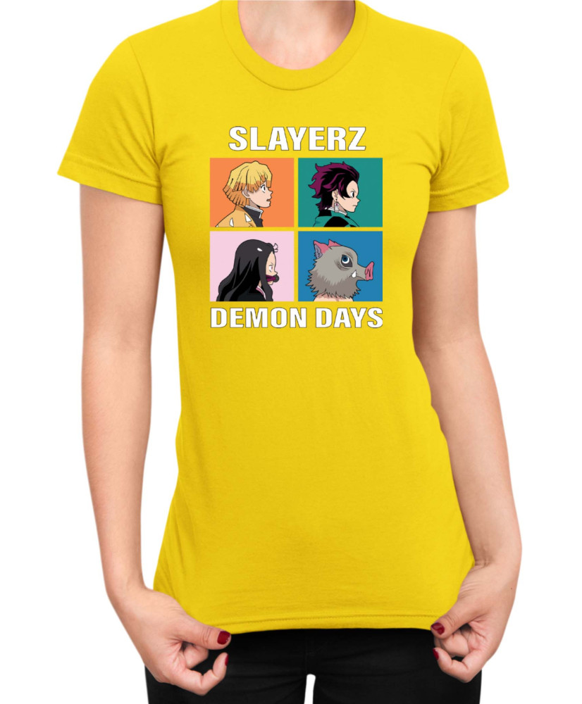Дамска Тениска Japan Manga Anime Comics Animation Demon Slayer Slayerz Дамска Тениска Japan Manga Anime Comics Animation Demon Slayer Slayerz