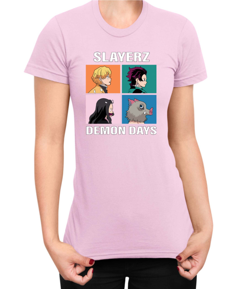 Дамска Тениска Japan Manga Anime Comics Animation Demon Slayer Slayerz Дамска Тениска Japan Manga Anime Comics Animation Demon Slayer Slayerz