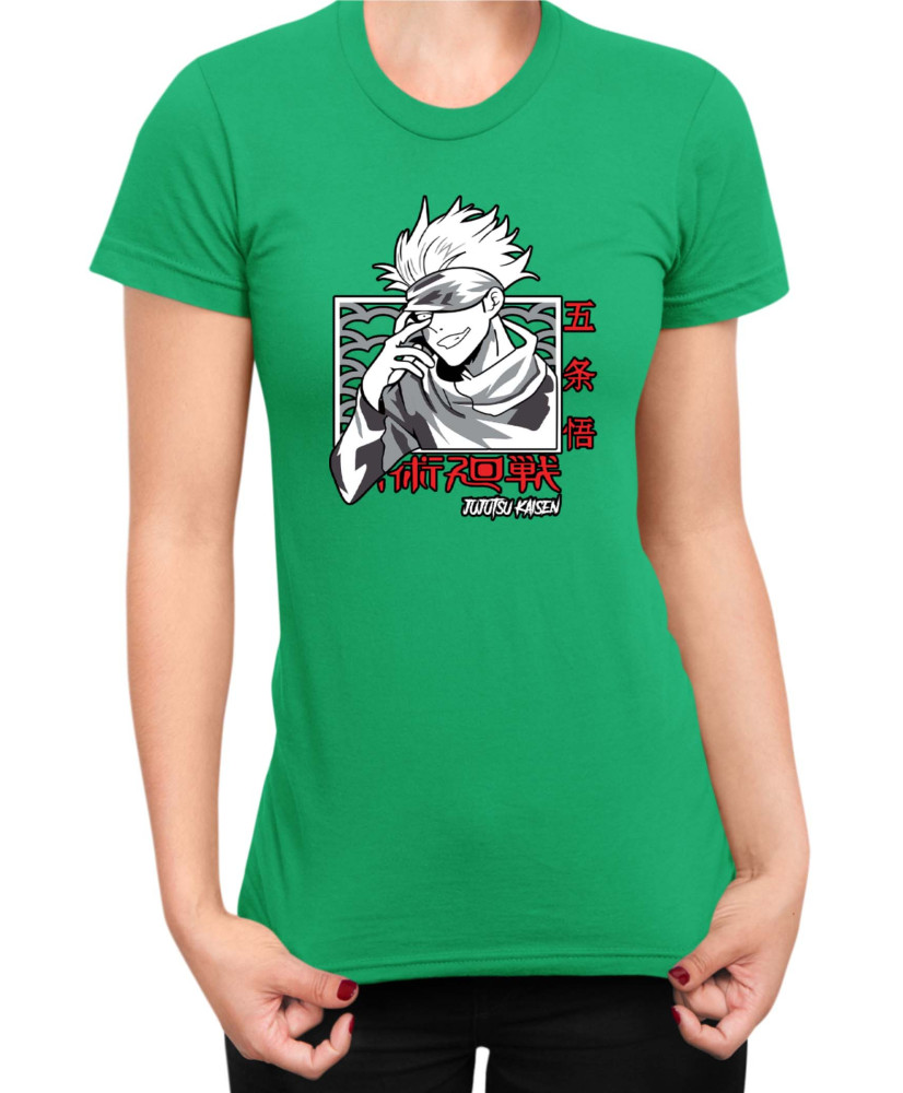 Дамска Тениска Japan Manga Anime Comics Animation Jujutsu Kaisen Teacher