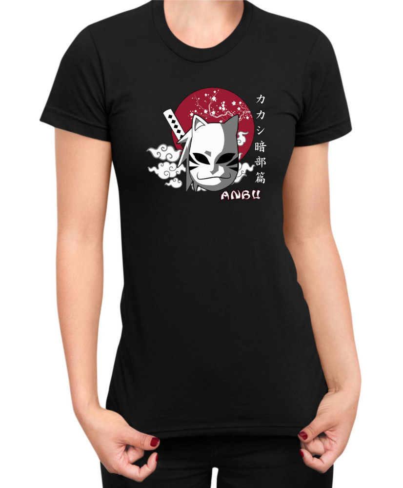 Дамска Тениска Japan Manga Anime Comics Animation Naruto Anbu Forces Mask Дамска Тениска Japan Manga Anime Comics Animation Naruto Anbu Forces Mask