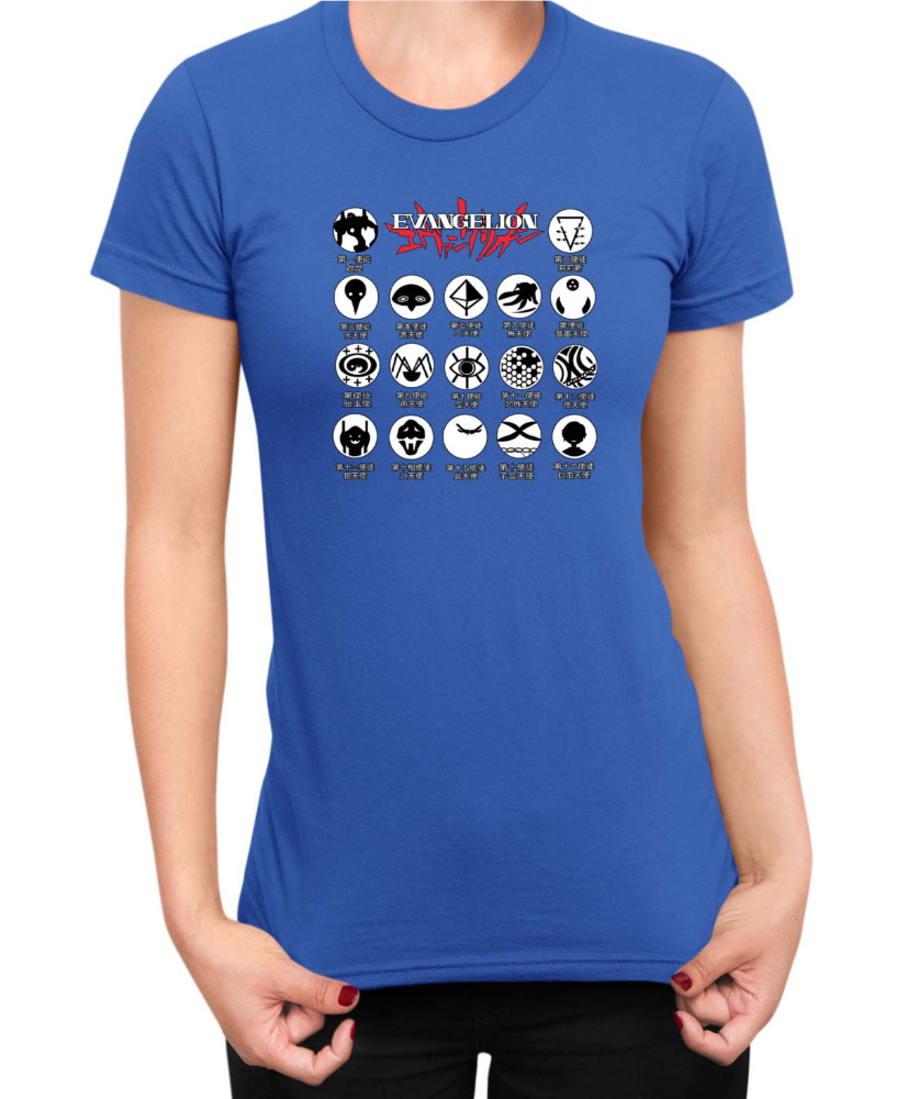 Дамска Тениска Japan Manga Anime Comics Animation Neon Genesis Evangelion Angels Symbol