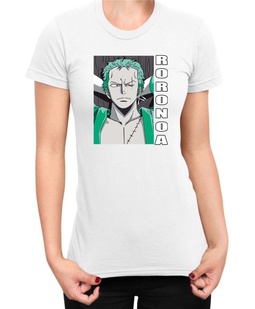 Дамска Тениска Japan Manga Anime Comics Animation One Piece Zoro Pose Дамска Тениска Japan Manga Anime Comics Animation One Piece Zoro Pose