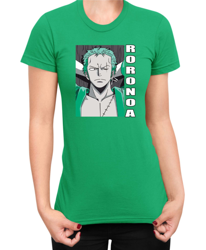 Дамска Тениска Japan Manga Anime Comics Animation One Piece Zoro Pose Дамска Тениска Japan Manga Anime Comics Animation One Piece Zoro Pose