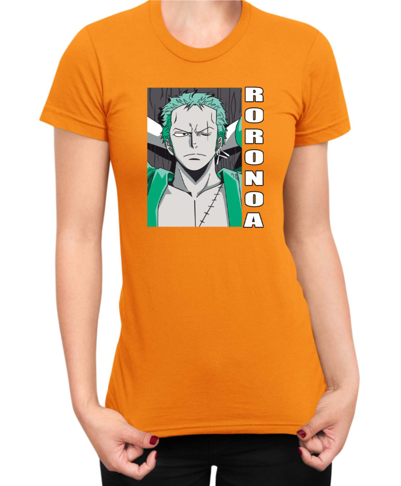 Дамска Тениска Japan Manga Anime Comics Animation One Piece Zoro Pose Дамска Тениска Japan Manga Anime Comics Animation One Piece Zoro Pose