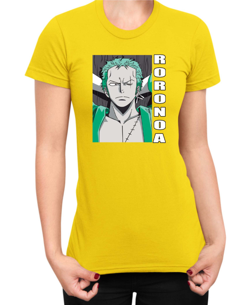 Дамска Тениска Japan Manga Anime Comics Animation One Piece Zoro Pose Дамска Тениска Japan Manga Anime Comics Animation One Piece Zoro Pose