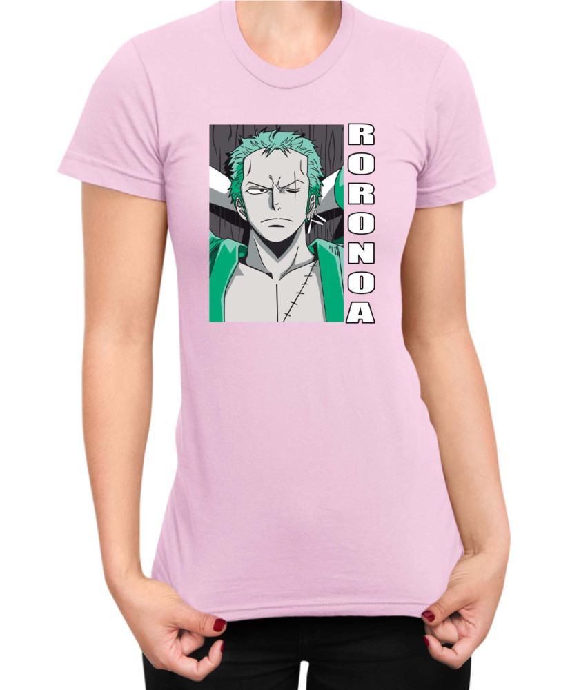 Дамска Тениска Japan Manga Anime Comics Animation One Piece Zoro Pose Дамска Тениска Japan Manga Anime Comics Animation One Piece Zoro Pose