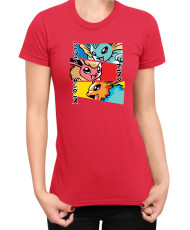 Дамска Тениска Japan Manga Anime Comics Animation Pokemon Eevee Evolutions