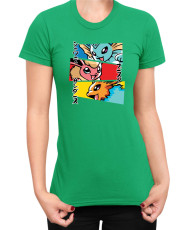 Дамска Тениска Japan Manga Anime Comics Animation Pokemon Eevee Evolutions