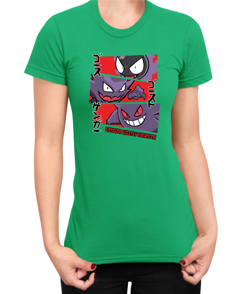 Дамска Тениска Japan Manga Anime Comics Animation Pokemon Gastly Haunter