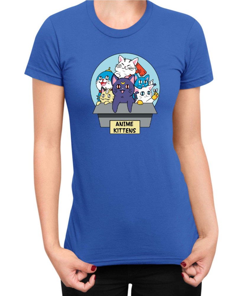 Дамска Тениска Japan Manga Anime Comics Animation Sailor Moon Kittens