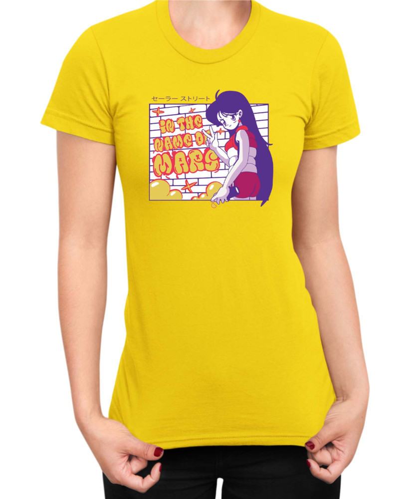 Дамска Тениска Japan Manga Anime Comics Animation Sailor Moon Rei Hino Дамска Тениска Japan Manga Anime Comics Animation Sailor Moon Rei Hino