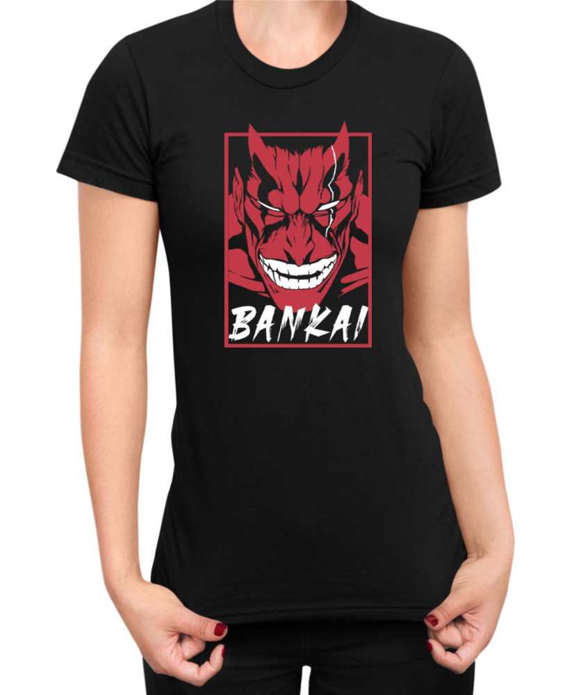 Дамска Тениска Japan Manga Anime Comics Animation Bleach Kenpachi Bankai Дамска Тениска Japan Manga Anime Comics Animation Bleach Kenpachi Bankai
