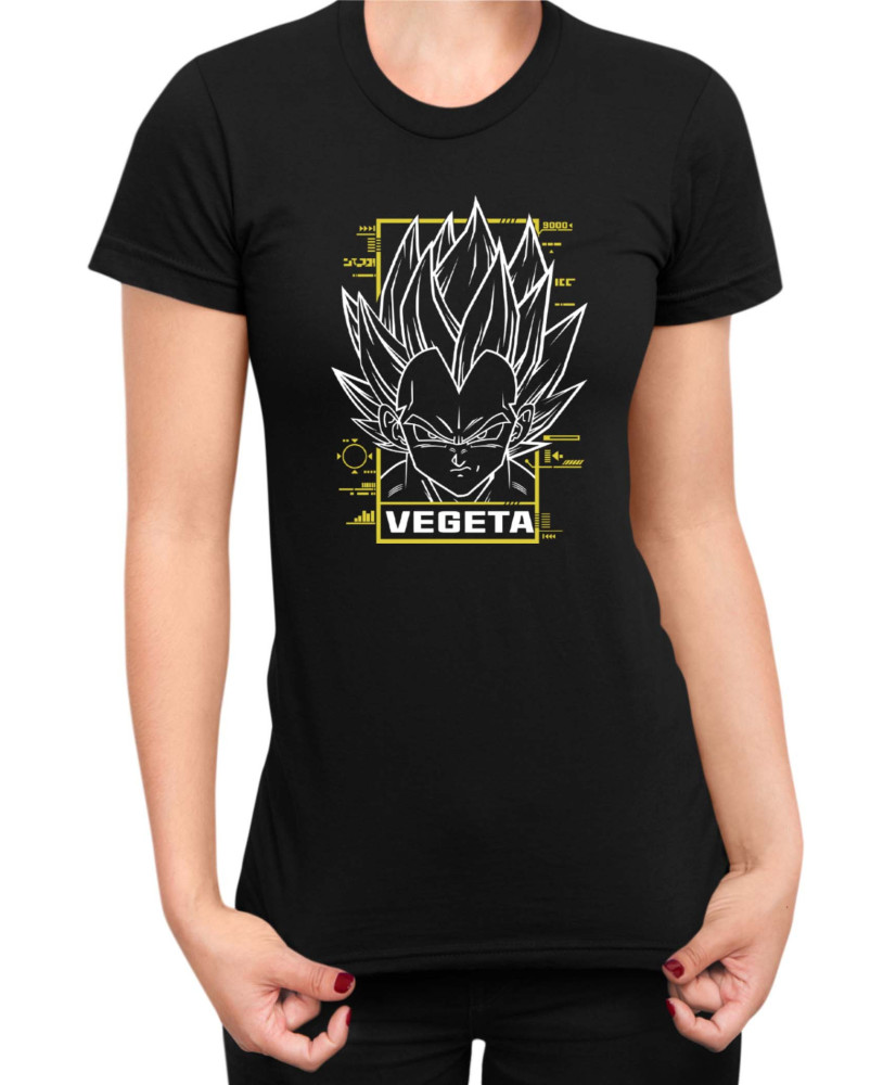 Дамска Тениска Japan Manga Anime Comics Animation Dbz Over 9000 Vegeta