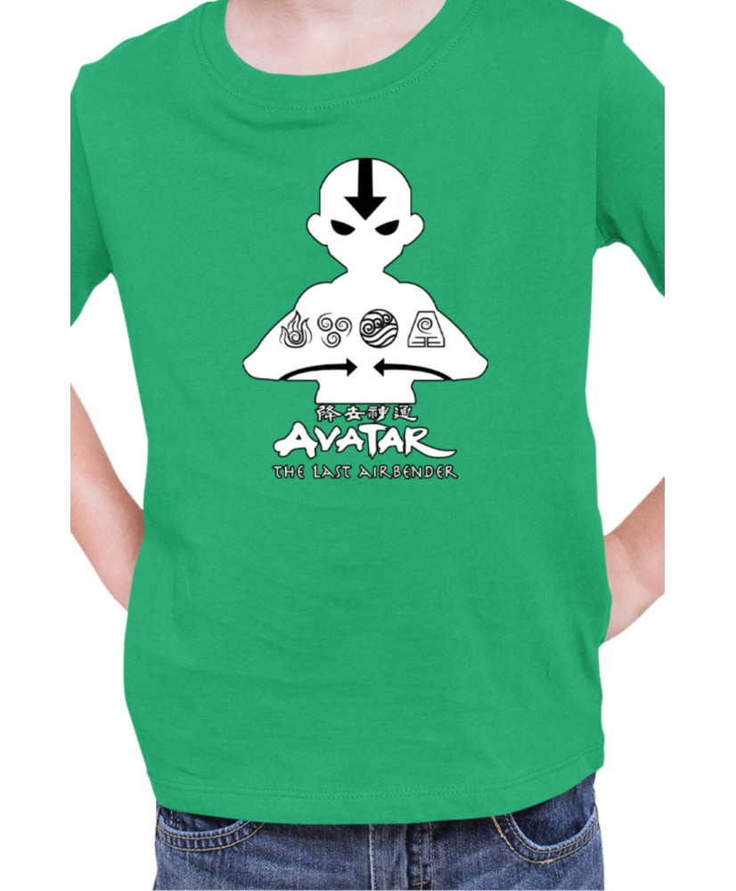 Детска Тениска Japan Manga Anime Comics Animation Avatar The Last Airbender Aang
