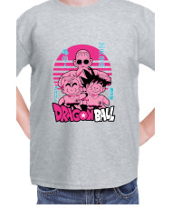 Детска Тениска Japan Manga Anime Comics Animation Dbz Krilin Roshi Goku