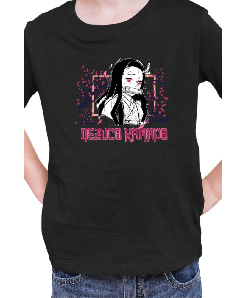 Детска Тениска Japan Manga Anime Comics Animation Demon Slayer Beautiful Demon