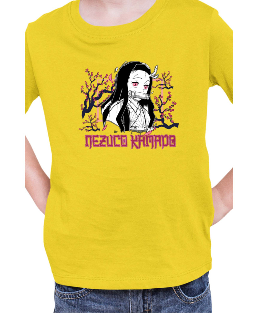 Детска Тениска Japan Manga Anime Comics Animation Demon Slayer Beautiful Demon