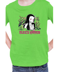 Детска Тениска Japan Manga Anime Comics Animation Demon Slayer Beautiful Demon