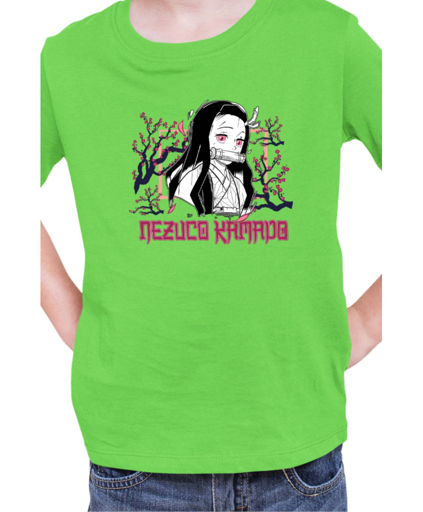 Детска Тениска Japan Manga Anime Comics Animation Demon Slayer Beautiful Demon